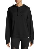 Soothe Drawstring Performance Hoodie, Black