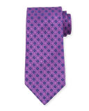 Neat Printed Silk Tie
