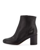 Blakely Leather Ankle Boot, Black