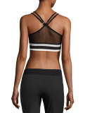 Allegro Crop Top/Sports Bra, Black