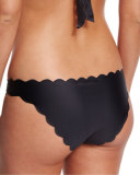 Reversible Seamless Scalloped Swim Bottom