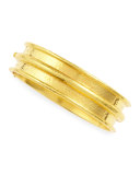Medium 19k Gold Channeled Bangle