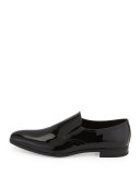Patent Leather Slip-On Loafer, Black