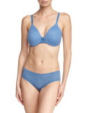 Velvet Touch Hipster Brief, China Blue