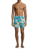 Mahina Sushi Vintage Swim Trunks