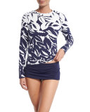 Graphic Jungle Long-Sleeve Rashguard