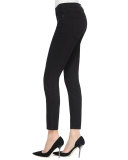 The Stiletto Cropped Jeans, Jet Black