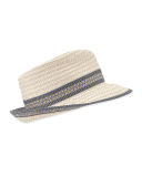 Big Deal Woven Fedora Hat