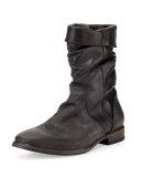 Fleetwood Leather Pull-On Boot, Gray