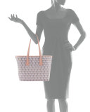 Marlborough Iphis Printed Little Tote Bag, Blush