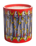 Fornasetti Sardine Rosso Gigantesco Scented Candle
