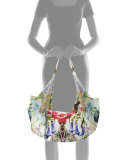 Embellished Soft Beach Bag, Exotic Hypnotic