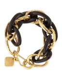 Ndovu Dark Horn & Bronze Bracelet 