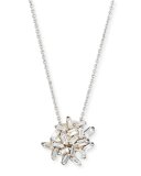 Fireworks Baguette Diamond Pendant Necklace in 18k White Gold