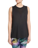 Triangle Sport Tank with Mesh-Insert