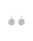 Deco Collection Diamond Octagon Earrings