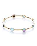 18K Rock Candy 8-Stone Bangle