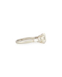 Estate Art Deco Asscher-Cut Diamond Engagement Ring, Size 6.5