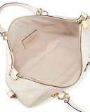 Primrose Leather Satchel Bag, Chalk