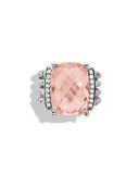 Wheaton Ring with Morganite and Diamonds