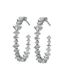 Hoops Mixed-Size Diamond Earrings