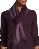 Silk-Cashmere Ombre Scarf