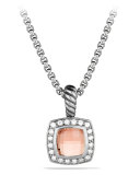 Petite Albion Pendant with Morganite on Chain
