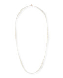 Tapered Single-Strand Pearl Necklace, 36"