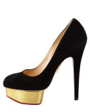 Dolly Island Platform Pump, Black