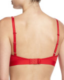 Embrace Lace Soft-Cup Bra, Tango Red/Coral