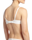 Roselia 3-Part Lace Underwire Bra, Milk