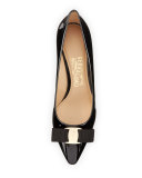 Emy Patent Bow 55mm Pump, Black (Nero)