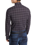 Plaid Sport Shirt, Midnight