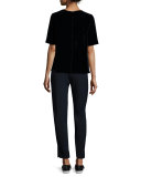 Slim Lounge Pants, Coastal Blue