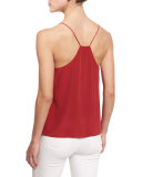 Nahlah B Sleeveless Silk Top