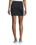 Scuba Mini Skirt, Black