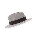 Andre Felt Classic Fedora Hat, Pearl Gray