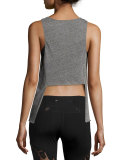 Pacific Tie-Back Athletic Tank, Light Heather Gray