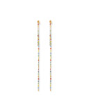 Affinity Multicolor Sapphire Detachable-Drop Earrings, 9"L