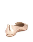 Bibi Butterfly Embroidered Flat, Gold