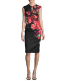 Mirrie Floral-Print Sheath Dress