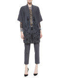 Wool-Blend Skinny Ankle Pants