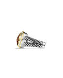 Albion Ring with Smoky Quartz, Diamonds, and Gold