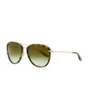 Universal Fit Aviatress Aviator Sunglasses, Jamrock Tortoise/Julep