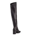Blythe Leather 75mm Over-the-Knee Boot, Black