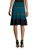 Frequency Zigzag Skirt