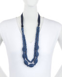 Legna Long Beaded Necklace
