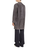 Cropped Cashmere Turtleneck Sweater, Camel