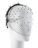 Gemini Violette Headband with Veil