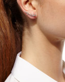 Diamond Baguette Climber Earrings